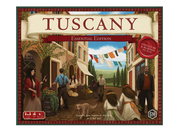 Tuscany Essentials Edition Expansion Ekspansion til Viticulture Essentials Ed 